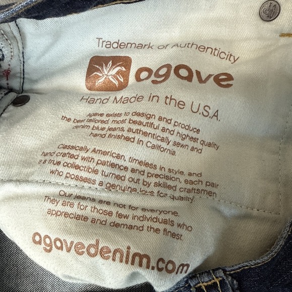 Agave‎ Copper Jeans Mens 40 Blue Relaxed Straight Waterman Humboldt Vintaged USA - Picture 5 of 12